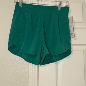 CRZ YOGA Green Athletic Shorts